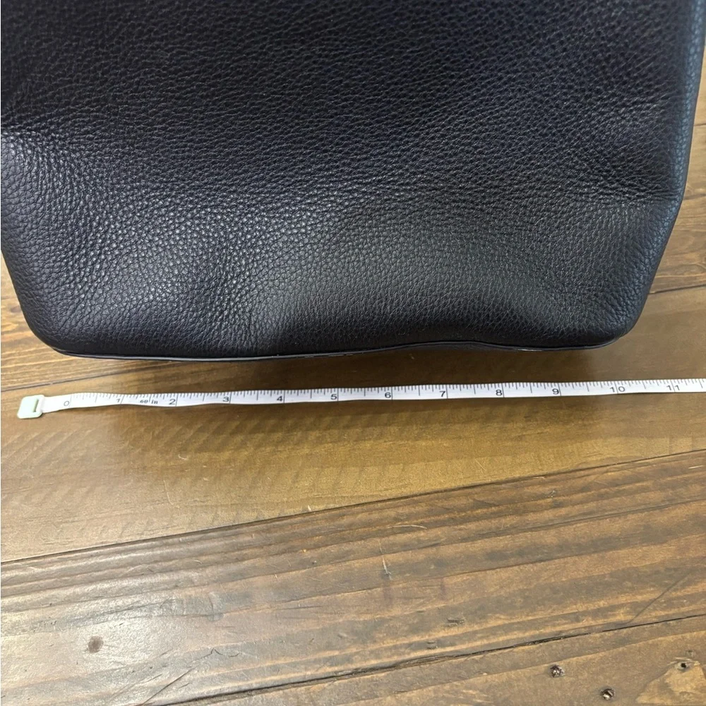 Kate Spade Marti Bucket Bag in Black Pebble Leather